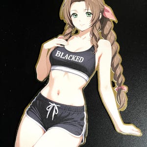 ファイナルファンタジー7 エアリス ゲインズブール 5インチ アニメ ワイフ ゴールドメタルカード