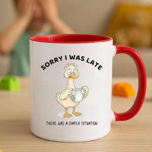Funny New Parent Coffee Mug: Silly Goose Gift