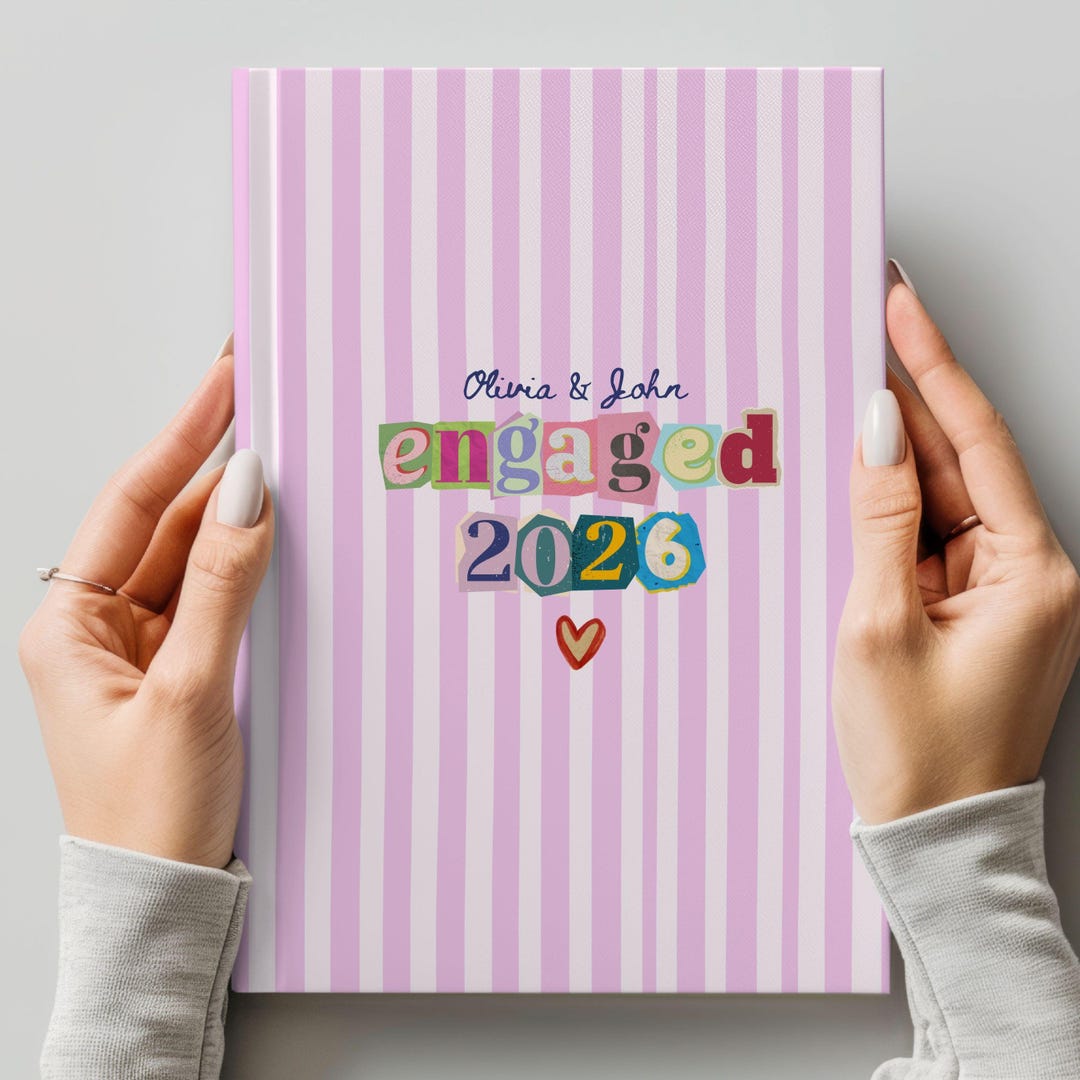 Engaged Journal Personalized Engaged 2026 Journal, Future Mrs Wedding Planning, Couples ...