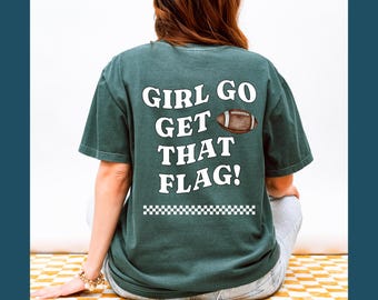 Flag Football PNG SVG Digital Download | Game Day Clipart | Sports Shirt Design