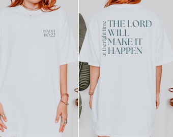 Isaiah 60:22 Christian T-Shirt | Faith Bible Verse Tee