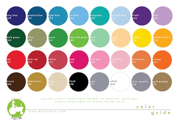 Matte Brown Vinyl Colors | Oracal 631 Removable Vinyl | Cricut & Silhouette  Sheets