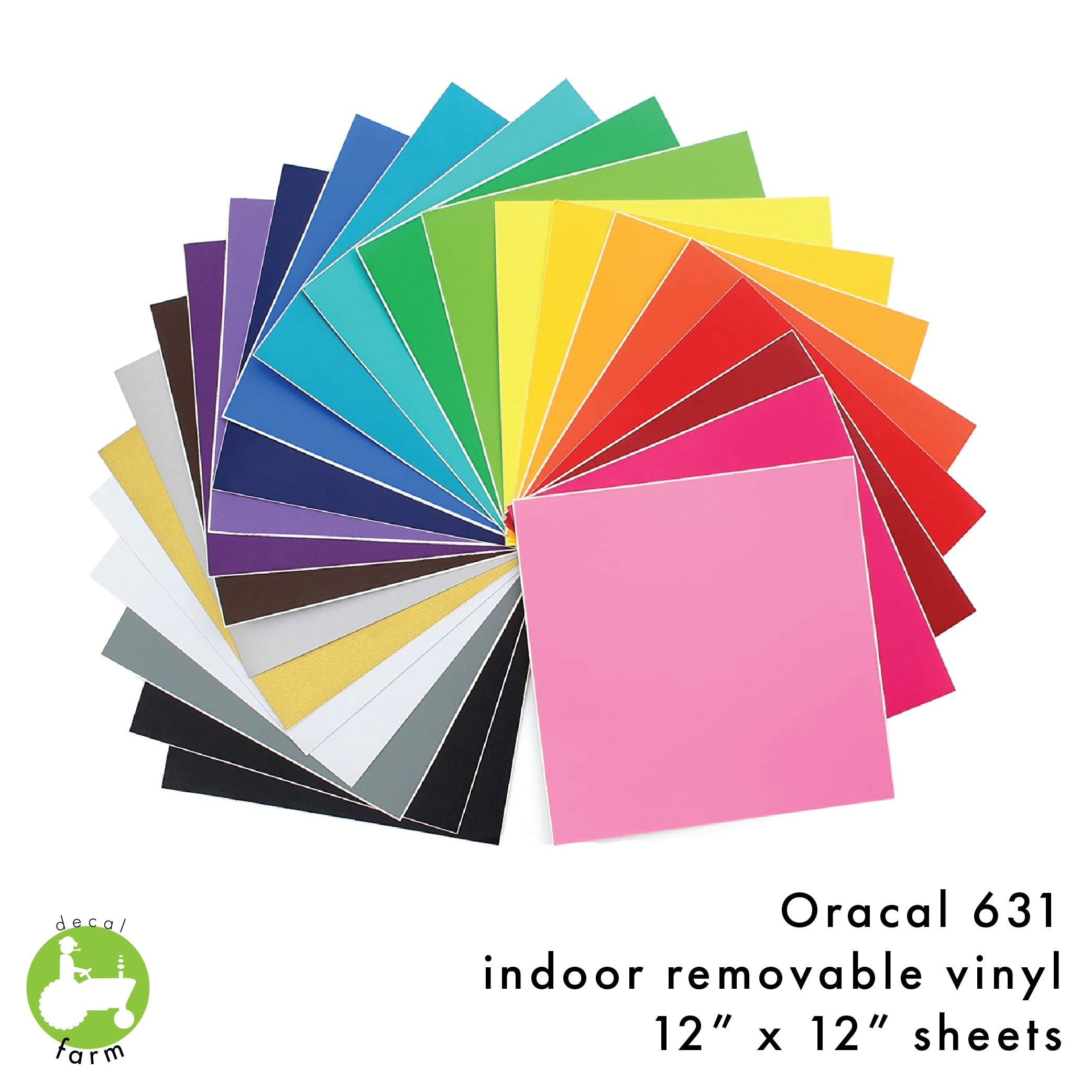 ORACAL 631 MATTE Removable Adhesive Vinyl - 12inch X 12inch