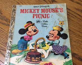 1970s 1990s 1980s  Children’s Books Mickey Mouse Minne Mouse Daisy Duck Golden Book Vintage Collectable Books Australia Disney Books