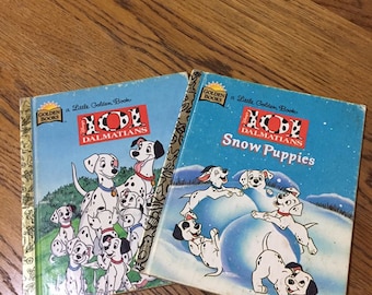 1970s 1990s 1980s  Children’s Golden Book Vintage Collectable Books Australia Disney Books 101 Dalmatians Snow Puppies