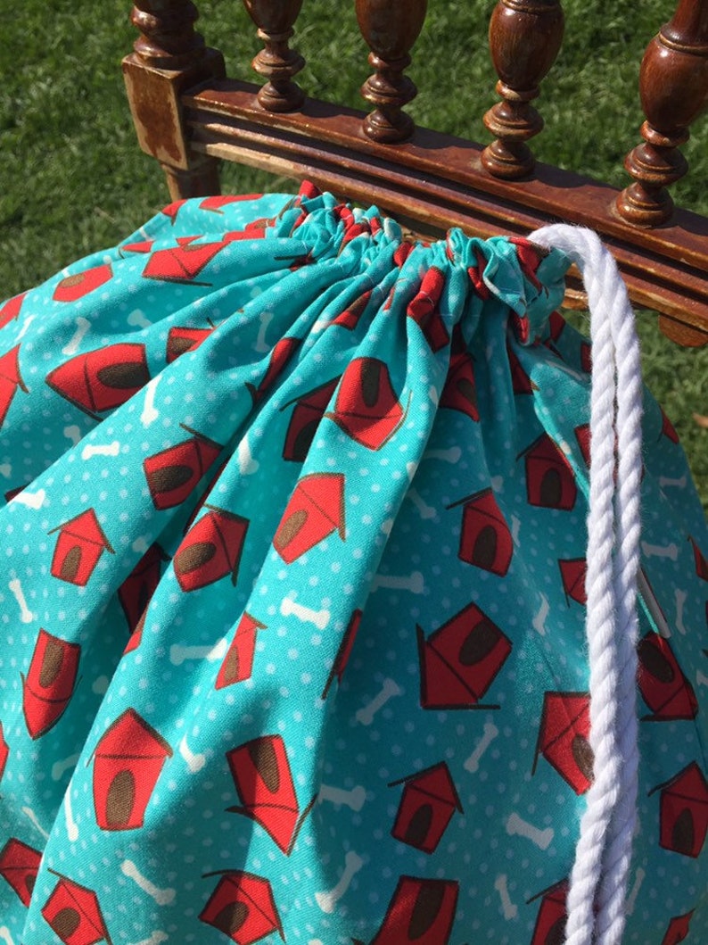 large cotton drawstring bags