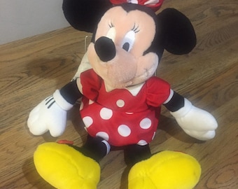 Vintage Minnie Mouse Plush Toy New Baby Gift Baby 1st Birthday Vintage Disney Collectable Toys Soft Toys For Babies Australian Sellers