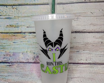 Maleficent 20 oz popular coffee house cold cup