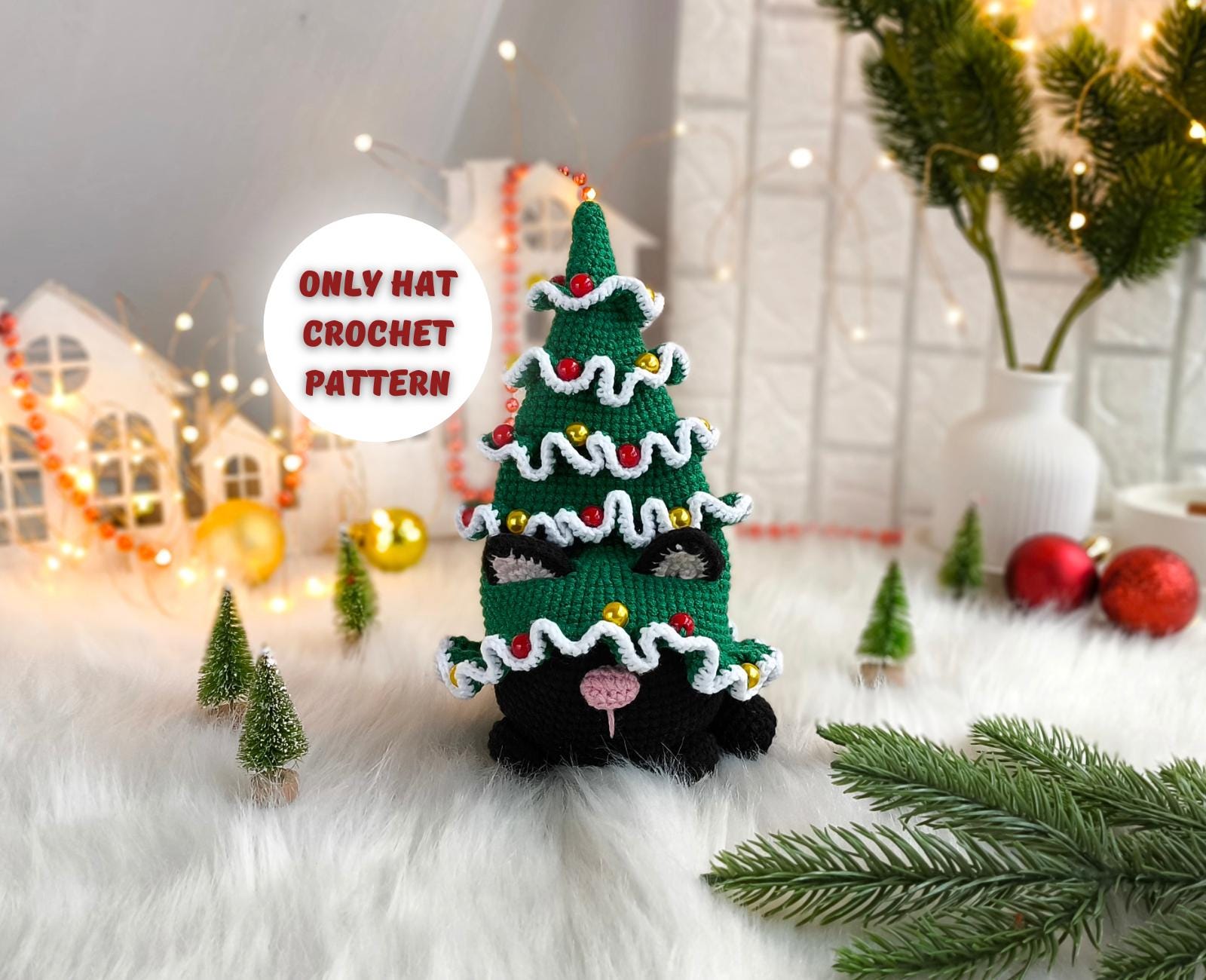 30 Christmas Tree Hat Crochet Patterns for Festive Holiday Makes 3 Christmas Tree Hat Crochet Pattern for Cats