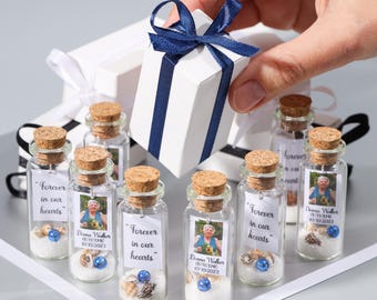 Celebration Of Life Favors, Funeral Photo Favors for Loss of Mom, Memorial gifts For Guests In Bulk, In Memory of Grandmother Keepsakes