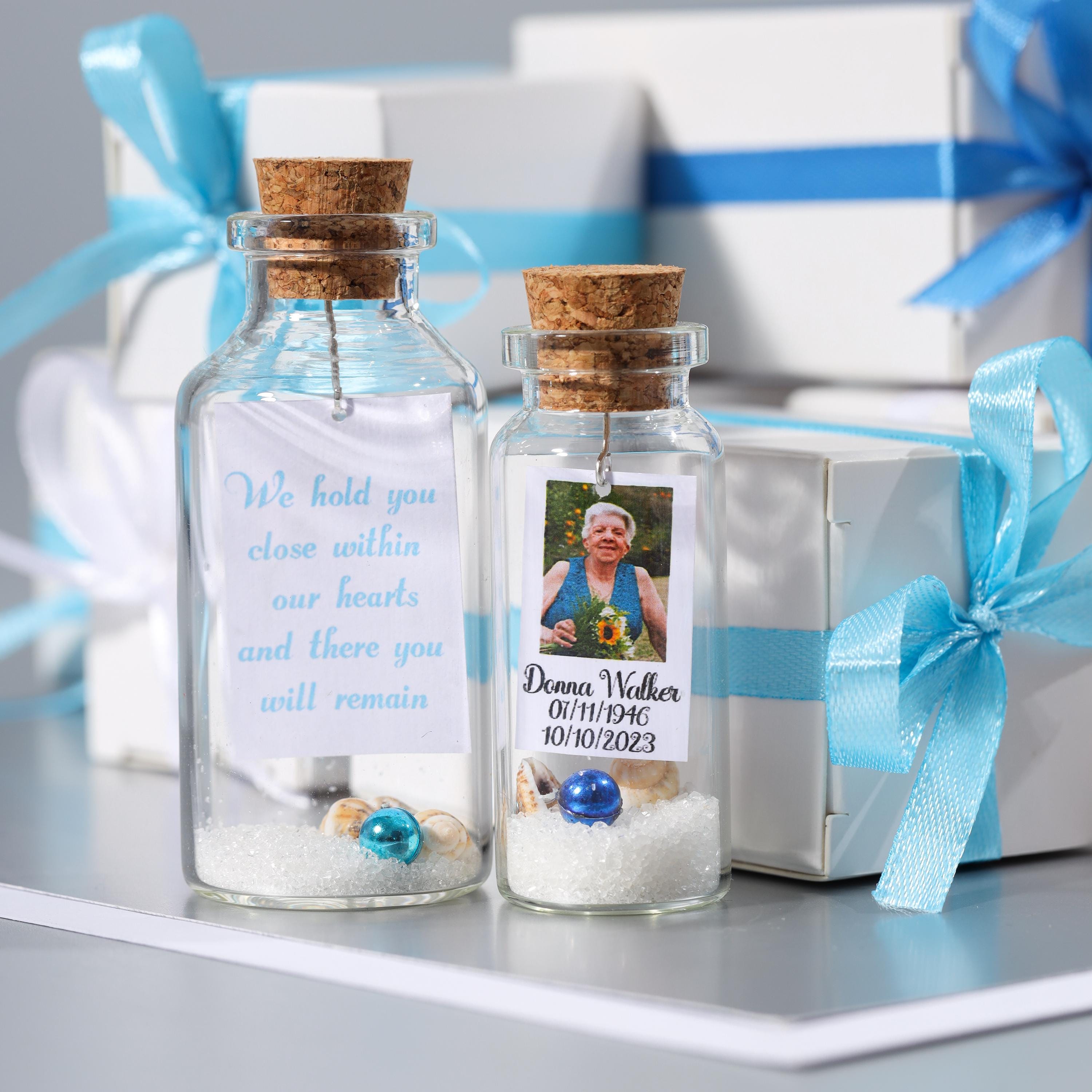Celebration Of Life Favors, Funeral Photo Favors for Loss of Mom, Memorial gifts For Guests In Bulk, In Memory of Grandmother Keepsakes