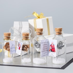 Personalized Funeral Favors Bottles With Tag, Memorial Favors, Funeral Favors for Guests in Bulk, Celebration Of Life Favors, Grief Favor