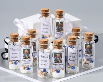 Celebration Of Life Favors, Funeral Photo Favors for Loss of Mom, Memorial gifts For Guests In Bulk, In Memory of Grandmother Keepsakes