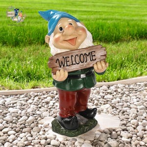 Gnome for Garden – Resin Garden Gnome Statue, Naughty Dwarf Figurines, Creative Lawn & Indoor Decor