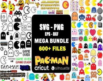 Bundle layered Svg, Clipart, Svg For Cricut, Retro Game Svg, Game Over Svg, Cut files, Instant Download