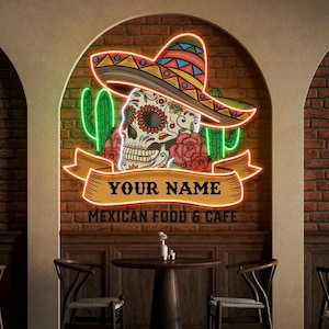 メキシカン ネオンライト LED 壁掛け カフェ風 インテリア照明
