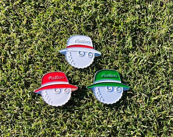 Malbon Design Golf Ball Marker, Custom Colors (3 Options)