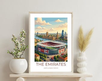 Plakat Arsenalu FC: Emirates Stadium – wydruk matowy