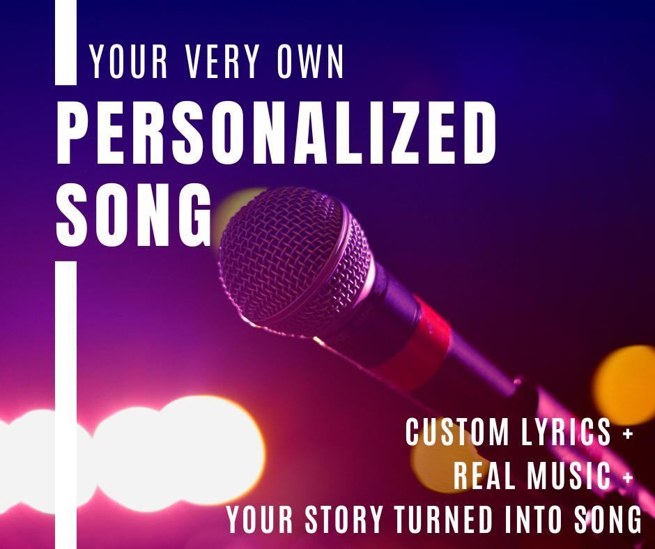 Personalized Song | Custom Song with Lyrics & Audio | Unique Gift for Anniversary, Birthday, Wedding, Baby, Tribute
