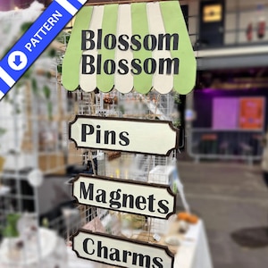3D Schild zum Aufhängen für Verkaufsstände, Märkte und Events - Muster + STL Dateien - DIGITALE DATEIEN