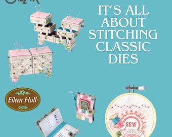 Sizzix January Classic Release Bundle- It's All About Stitching!