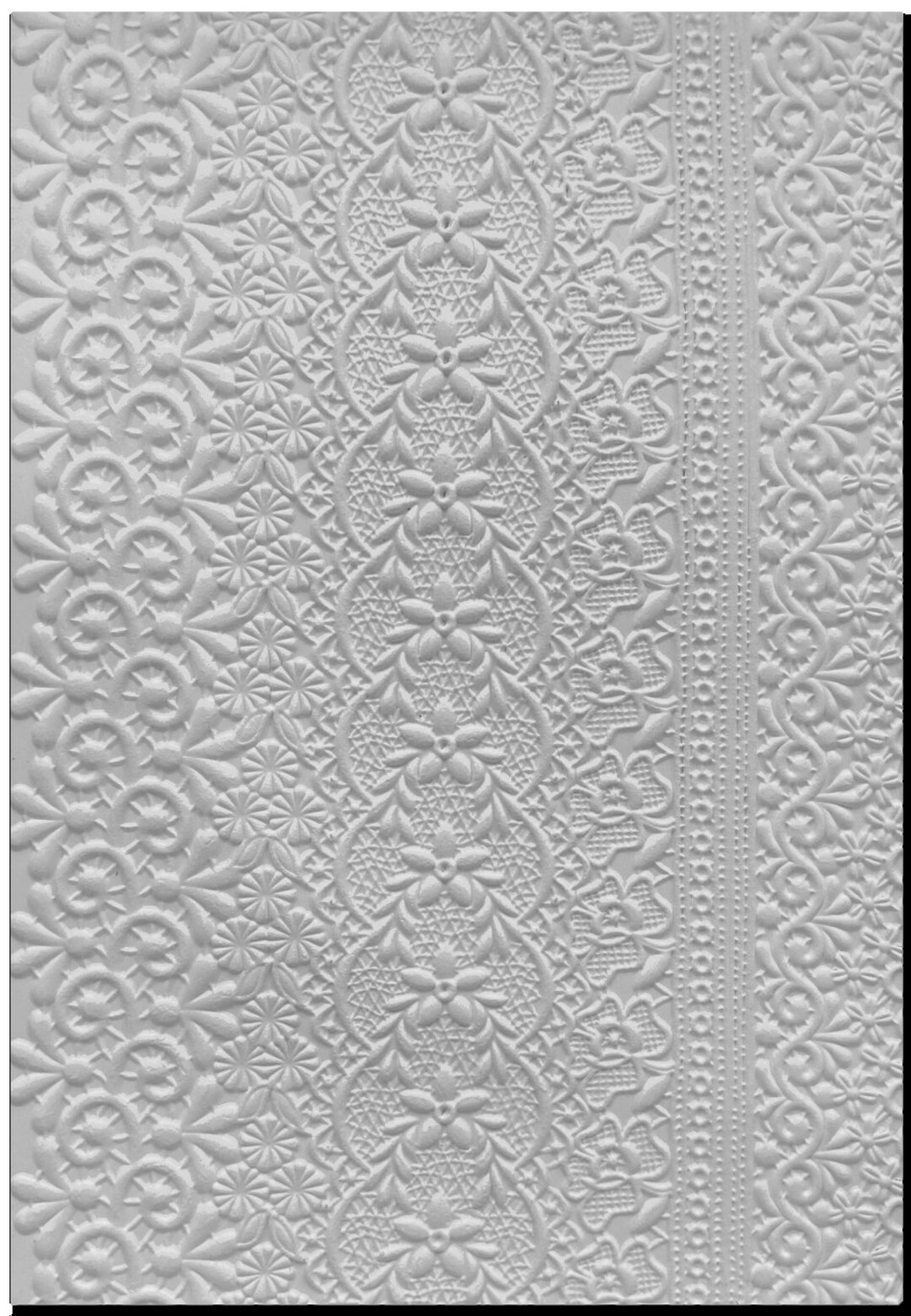 Sizzix 3D A-5 Lace Embossing Folder - Etsy