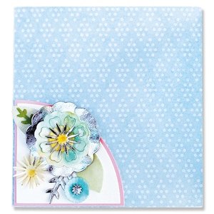 Sizzix Folio Page, Pocket & Flowers Thinlits die