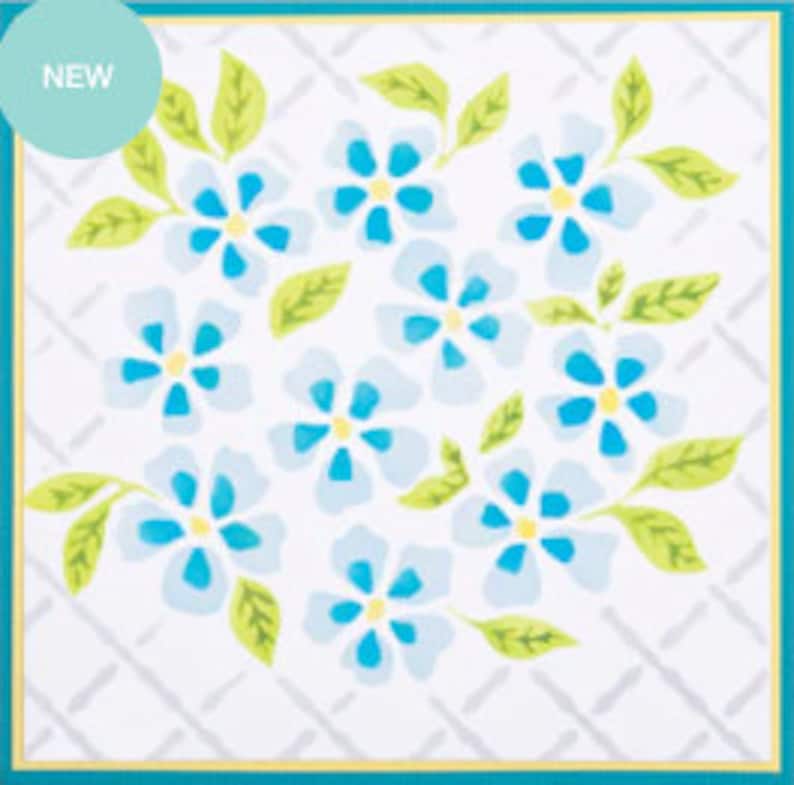 Painterly Blooms & Background Thinlits die image 2