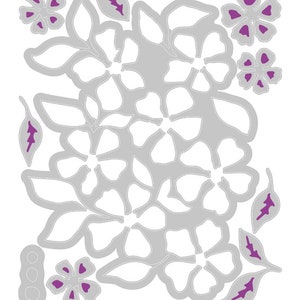 Painterly Blooms & Background Thinlits die image 3