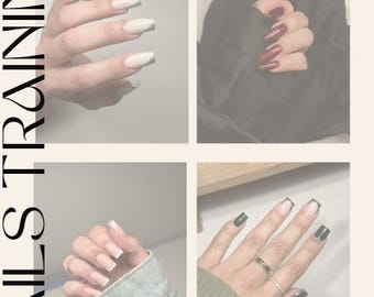 Nail Technician Training - Complete Ebook for Beginners and Professionals - Techniques and Tips
