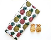 Ananas-Baby-Blanket.Pineapple Blanket.Pineapple Blanket.Flannel Blanket.Reversible empfangen. Blanket.Hipster Blanket.Unisex Babydecke