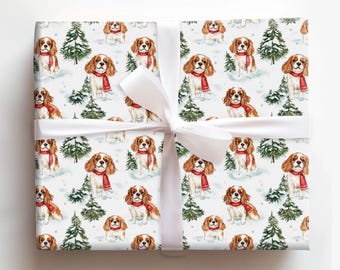 Snow Day for Cavalier King Charles Wrapping Paper