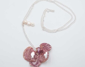 Collar con orquídea natural Monforte