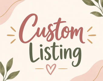 Custom Listing
