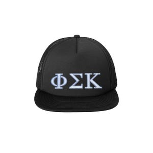Phi Sigma Kappa Fraternity Foam Trucker Hat Embroidered Greek Letters