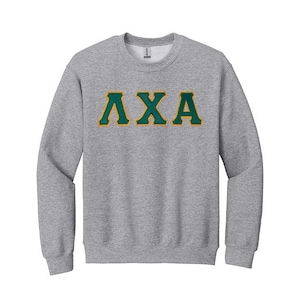 Lambda Chi Alpha Brüderlichkeit griechischer Buchstabe Sweatshirt mit Rundhalsausschnitt