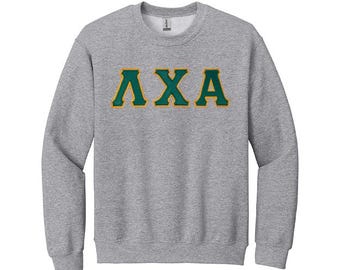 Lambda Chi Alpha Fraternity Greek Letter Crewneck Sweatshirt
