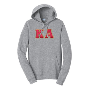 Sudadera con capucha y letras griegas premium de la fraternidad Kappa Alpha
