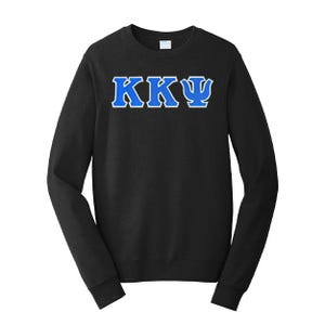 Sudadera de cuello redondo con letras griegas premium de la fraternidad Kappa Kappa Psi