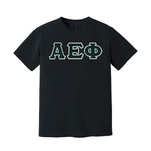 Alpha Epsilon Phi Sorority Comfort Colors Greek Letter T-shirt