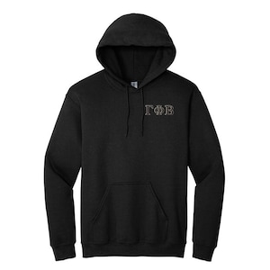 Gamma Phi Beta Sorority Embroidered Greek Letter Hoodie