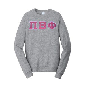 Pi Beta Phi Sorority PREMIUM Greek Letter Crewneck Sweatshirt