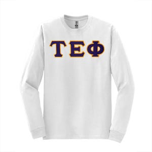 Tau Epsilon Phi Bruderschaft Griechisch Buchstabe Langarm T-Shirt