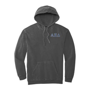Alpha Xl Delta Sorority Comfort Colors Besticktes Sweatshirt mit griechischem Brief