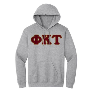 Phi Kappa Tau Fraternity Greek Letter Hoodie