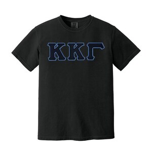 Kappa Kappa Sorority Comfort Farben griechisches Buchstabe-T-Shirt