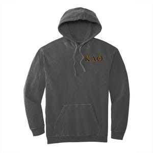 Kappa Alpha Theta Sorority Comfort Colors Besticktes Sweatshirt mit griechischem Brief
