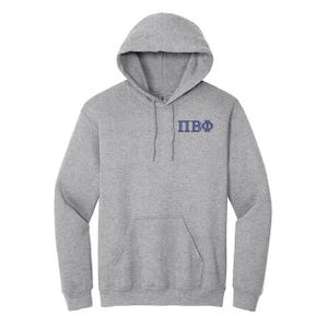 Pi Beta Phi Sorority Embroidered Greek Letter Hoodie
