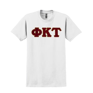 Phi Kappa Tau Fraternity Greek Letter T-shirt