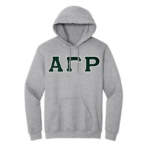 Alpha Gamma Rho Fraternity Greek Letter Hoodie